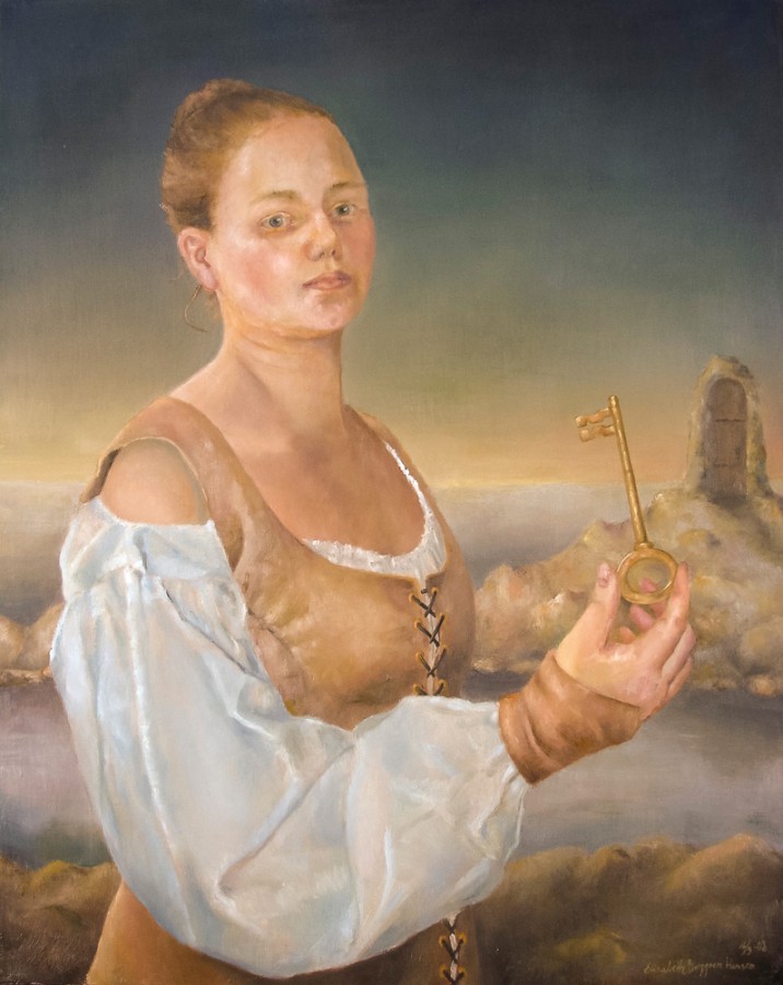 The Key. Maleri av Elisabeth Berggren Hansen