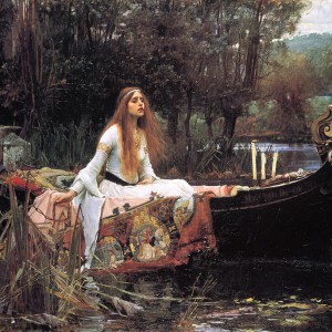 The Lady of Shallot, av John William Waterhouse, 1888