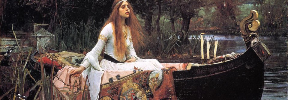 The Lady of Shallot, av John William Waterhouse, 1888