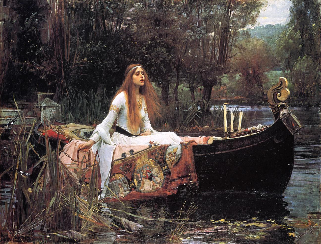 The Lady of Shallot av John William Waterhouse